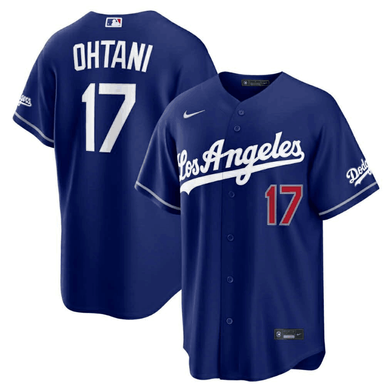 Men Los Angeles Dodgers #17 Ohtani blue Game 2026 Nike MLB Jersey 04010001